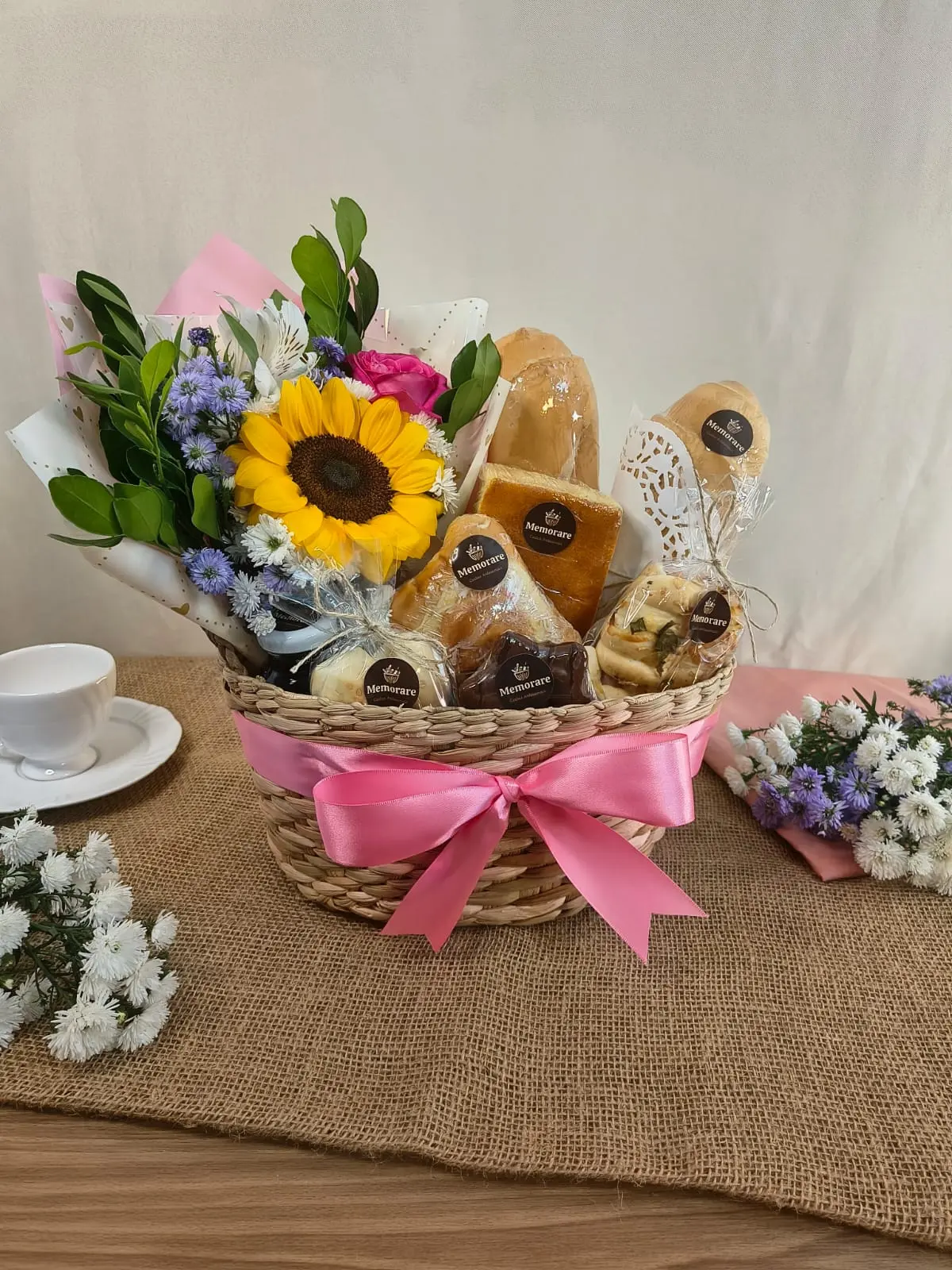 Cesta Dia das Mães Mãe Carinho - Cesta artesanal em Conselheiro Lafaiete